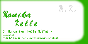 monika kelle business card